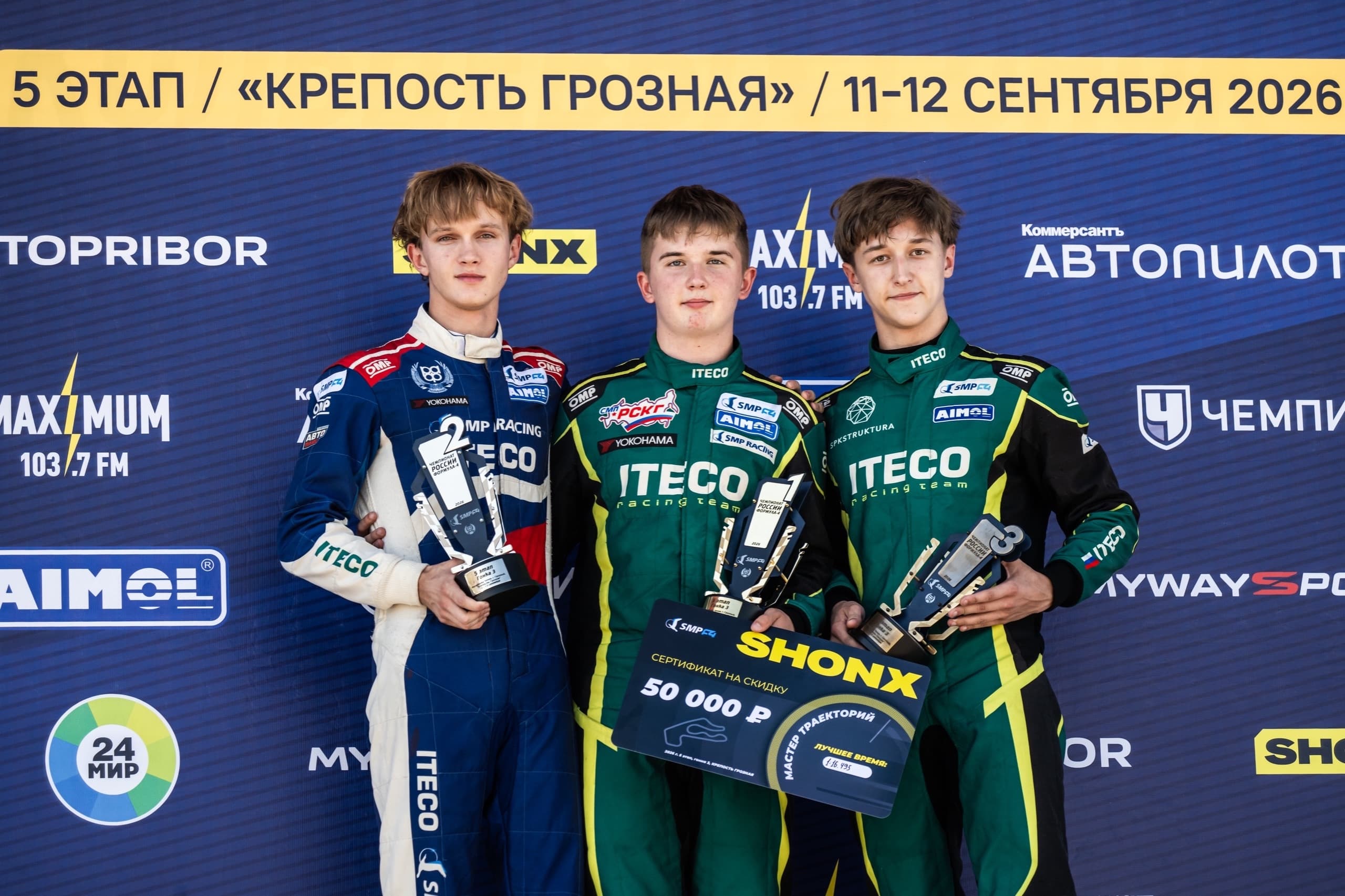 SMP F4: этап на «Крепость Грозная» принёс четвёртую командную победу