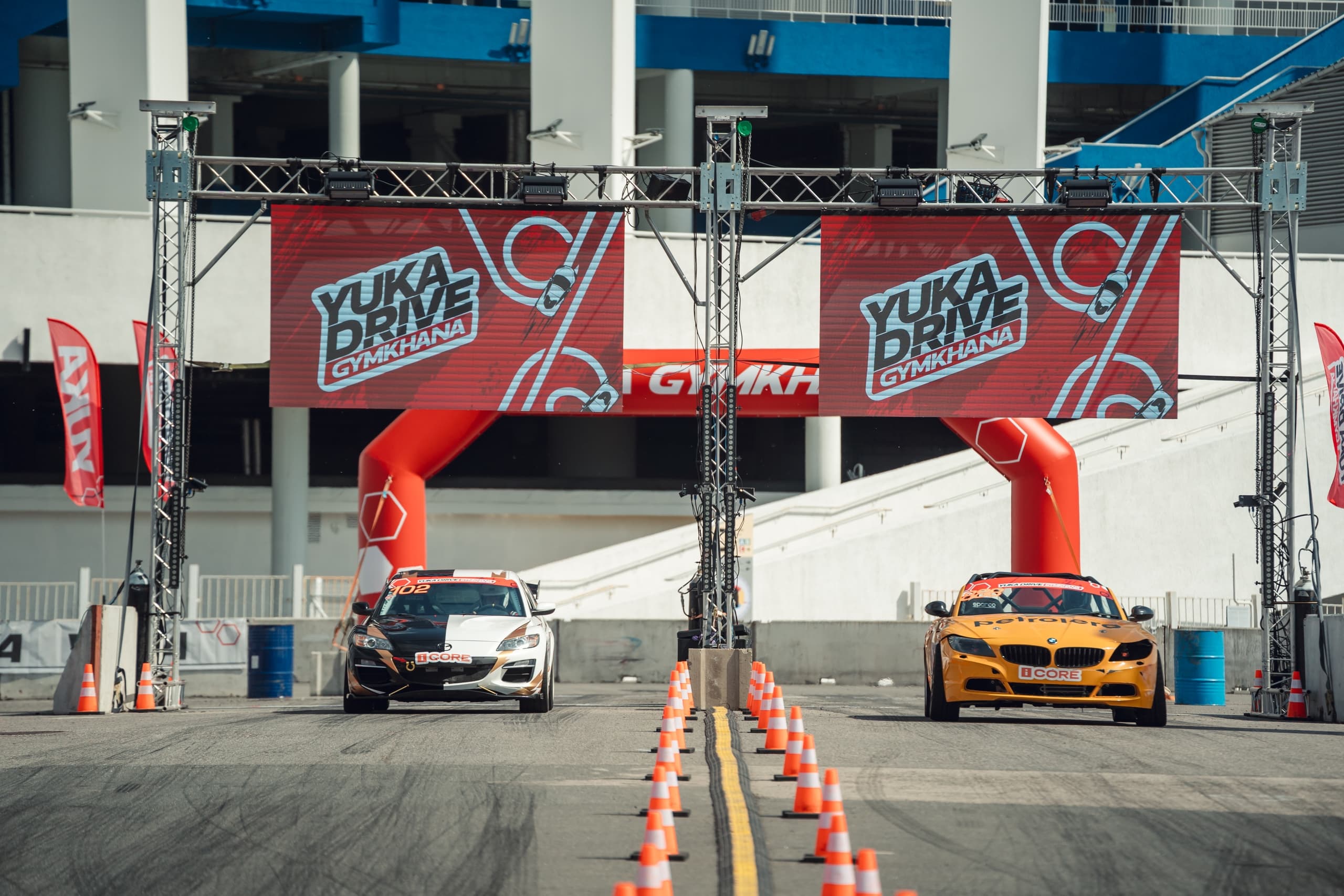 Этап Yuka Drive Gymkhana PRO в Санкт-Петербурге