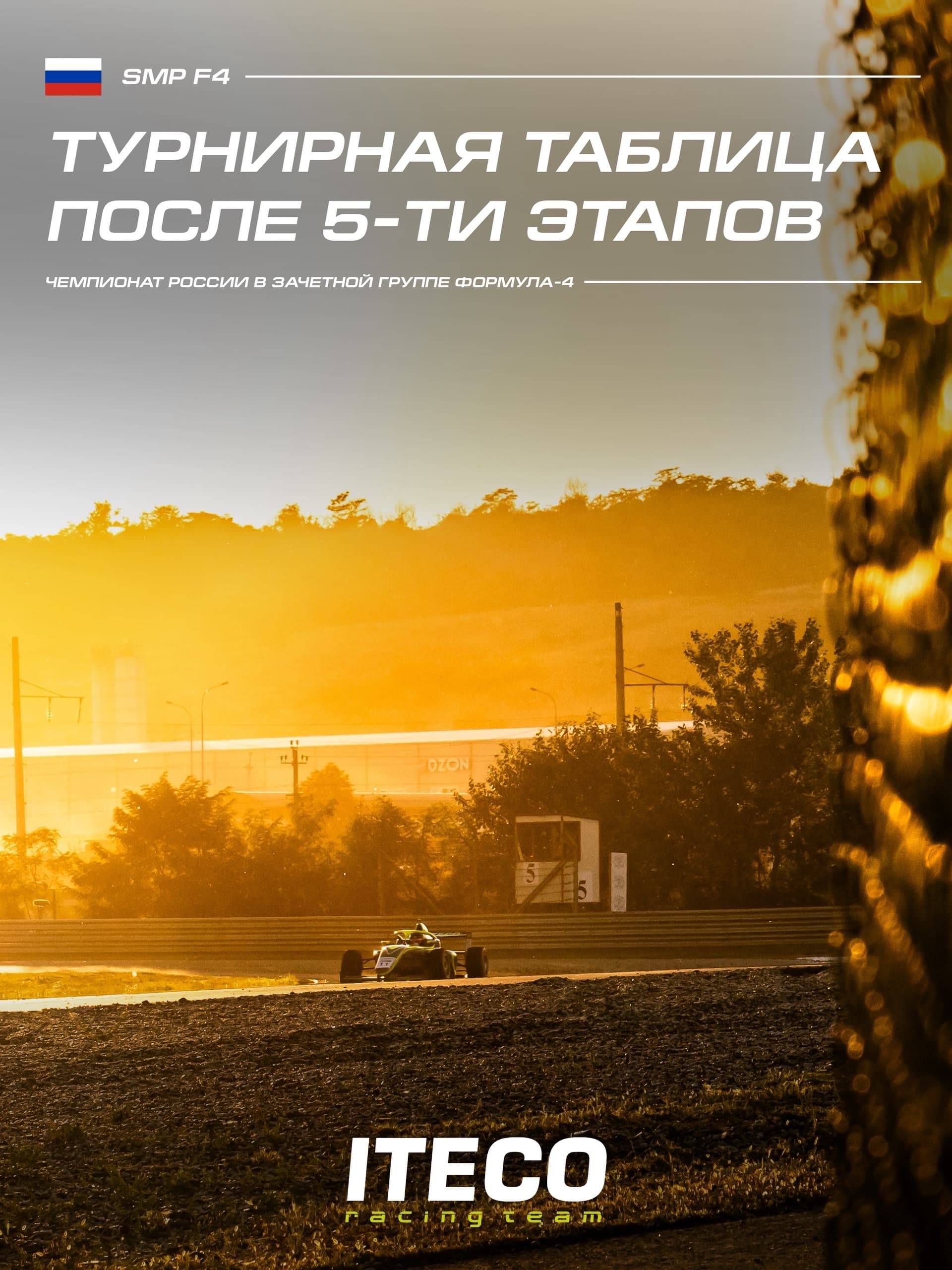 SMP F4: Иван Пигаев подходит лидером к финальному этапу Чемпионата России на Moscow Raceway 9-10 октября