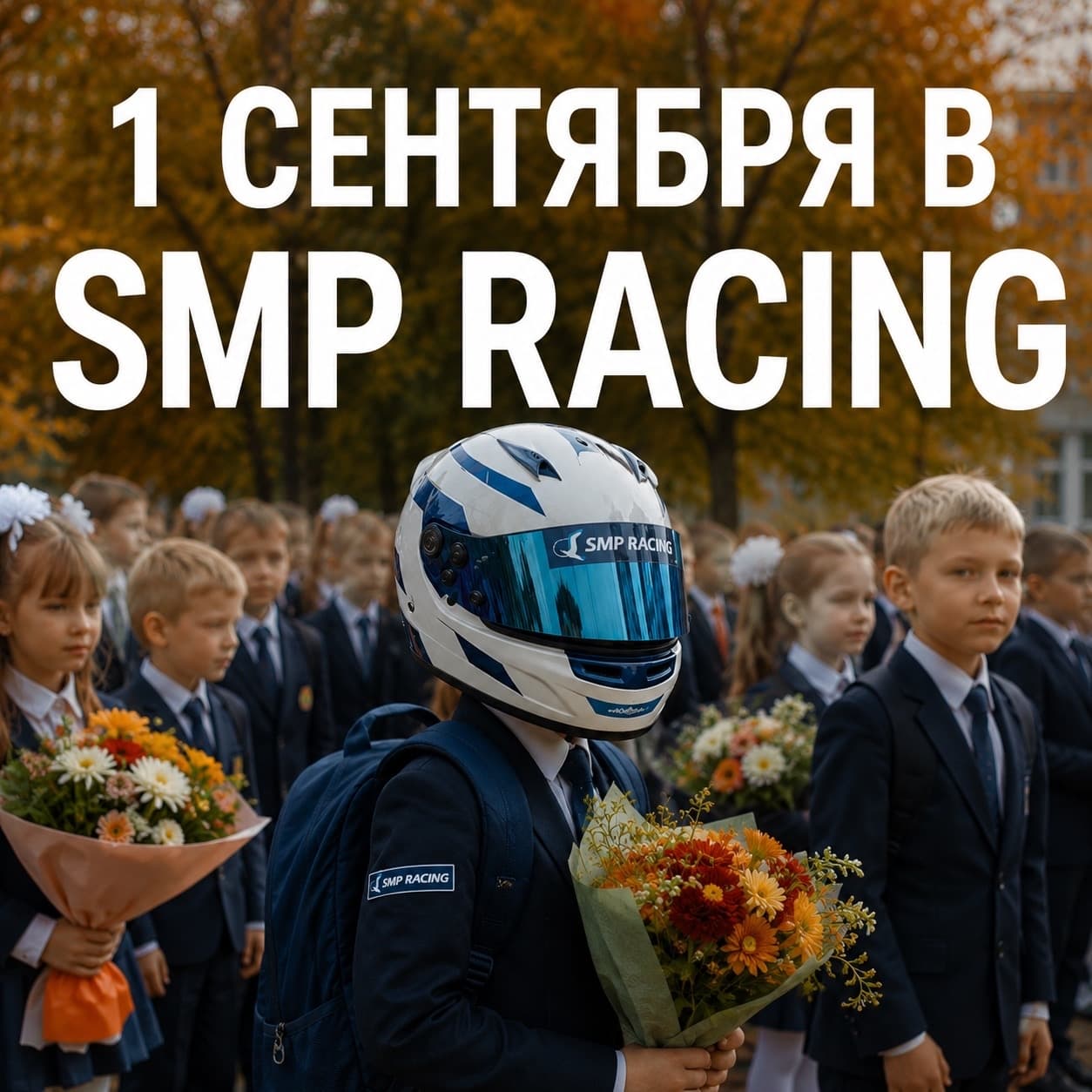 SMP Racing на День знаний пофантазировала о первом звонке с пилотами-учителями